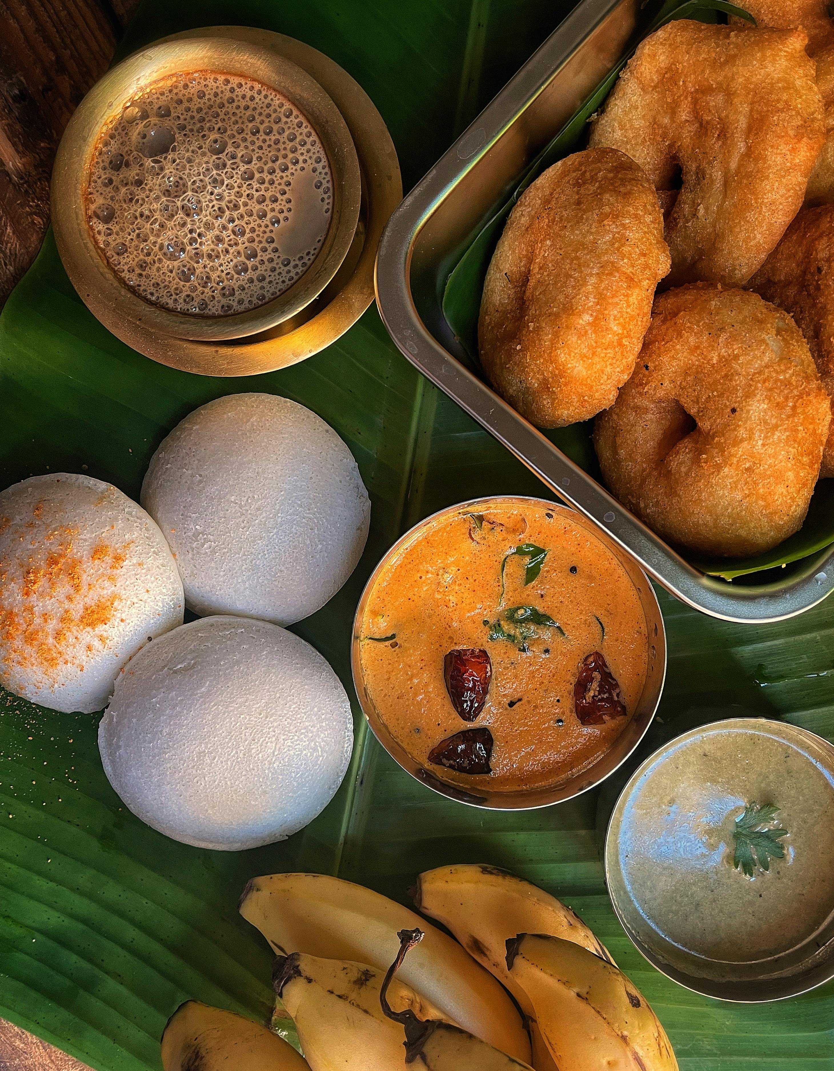 Idli and vada